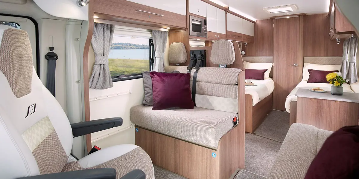 Alliance Silver Edition 76-4T in standard 'Finchley' soft furnishings