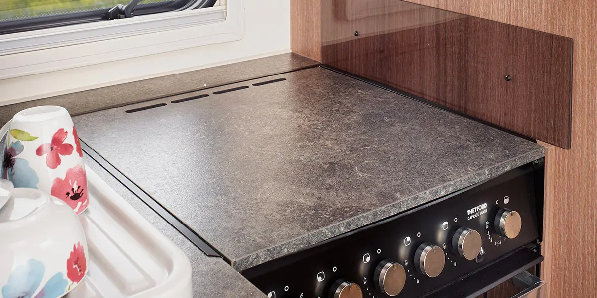 Drop down hob cover worktop (all models)
