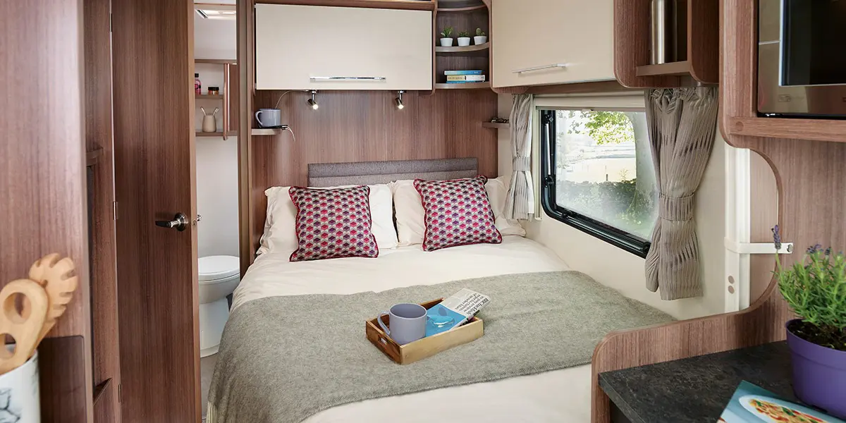 Phoenix 440 with bespoke caravan bedding set to co-ordinate with caravan soft furnishings (cost option)