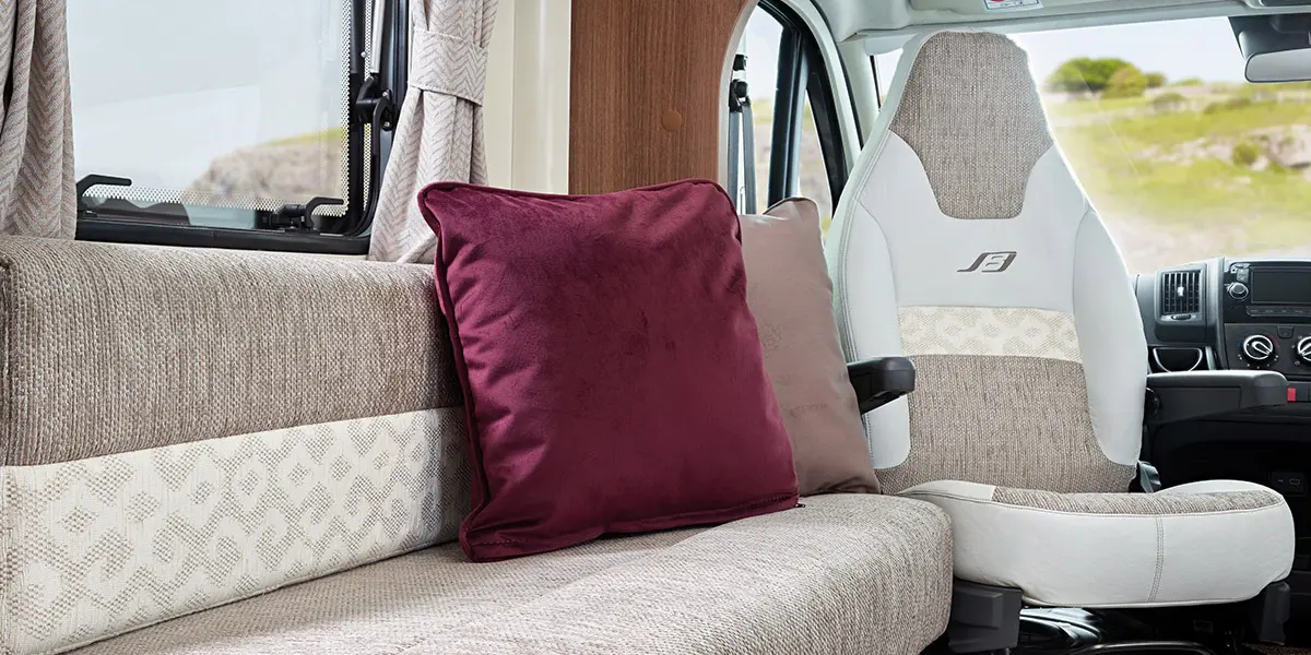 Sprung upholstery with quality fabrics and high density filling (all models)