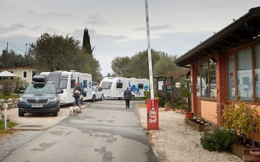 Campsite entrance