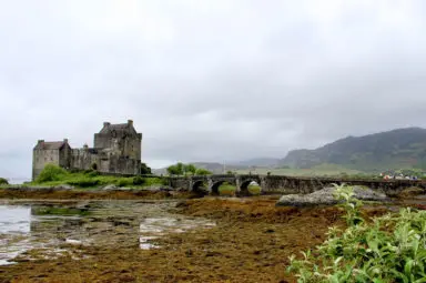 Eilean Doran Castle at the entrance to the Isle Of Skye