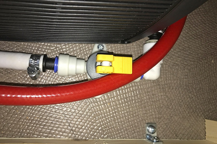 Make sure the yellow toggle is horizontal