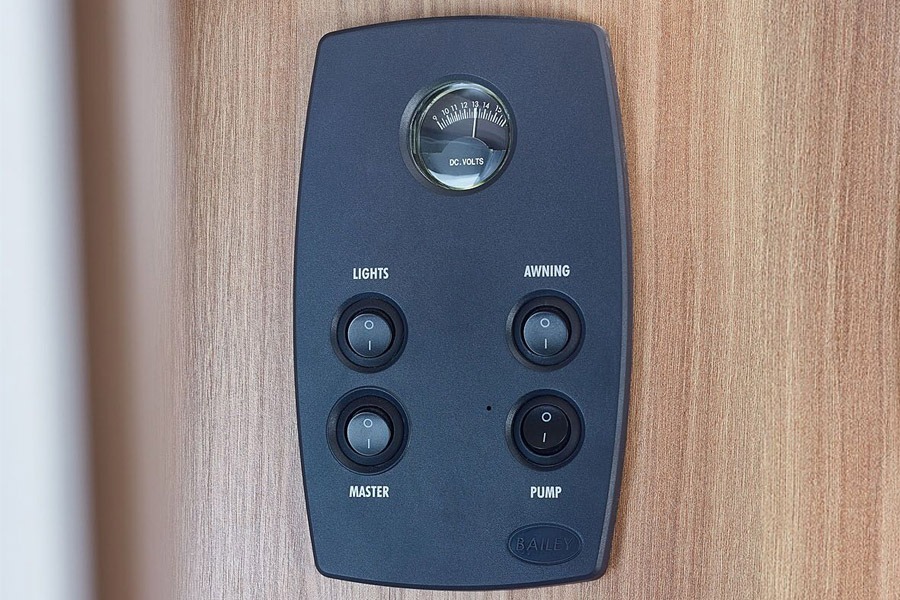 Turn on the electrics control panel