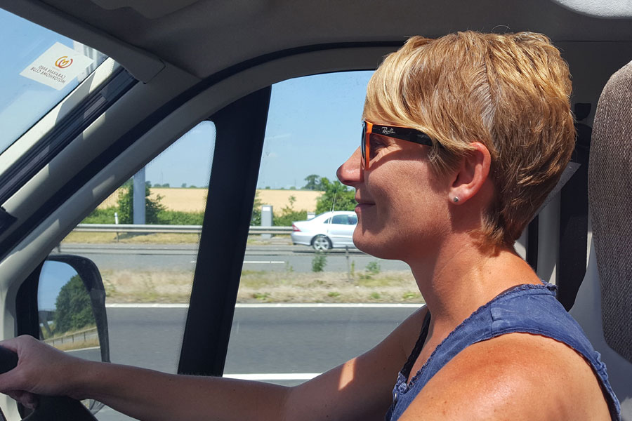 Driving a motorhome in the summer