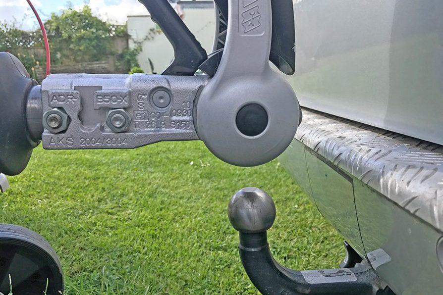 Caravan DIY part one blinds and hitch Bailey of Bristol