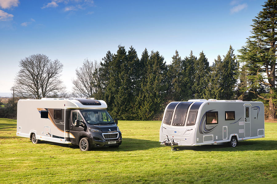 Caravan shop and motorhome