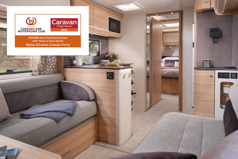 Bailey caravans claim four category wins in The Caravan & Motorhome