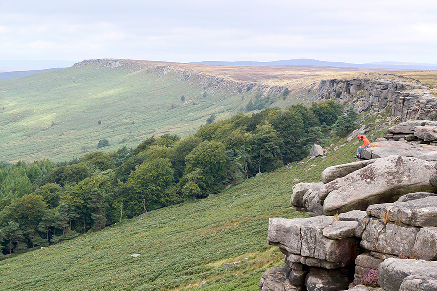The stone walls of the Derbyshire countryside. Photo by David Tip on Unsplash