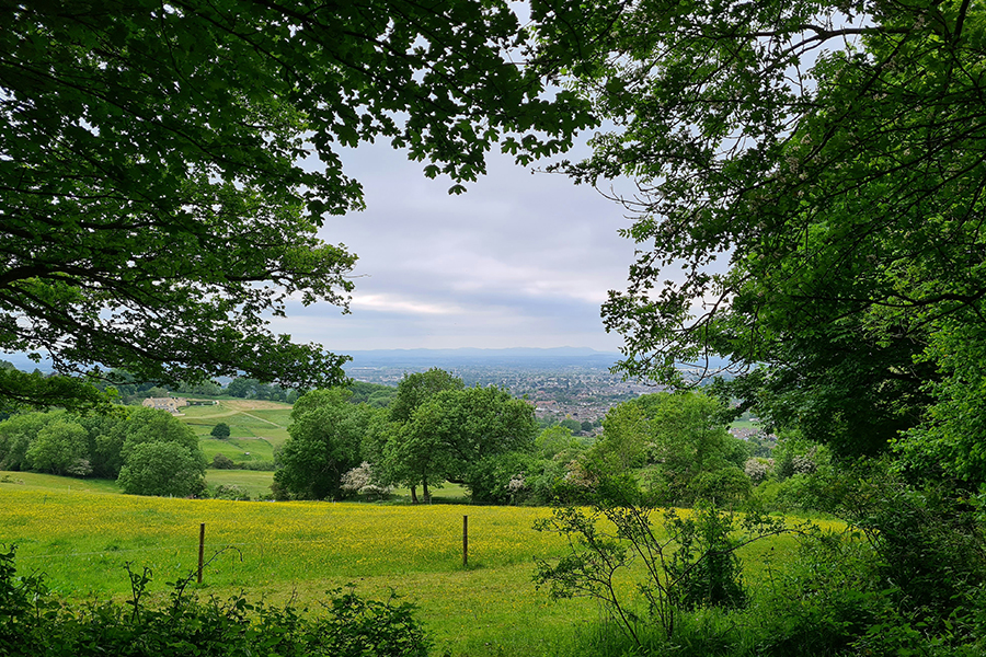 A view of the Gloucestershire countryside. Photo by Lulu Black on Unsplash