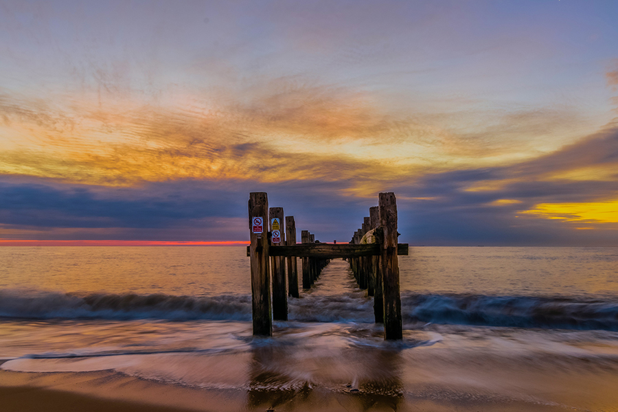The Suffolk Coast at sunset. Photo by Ryan Grice on Unsplash
