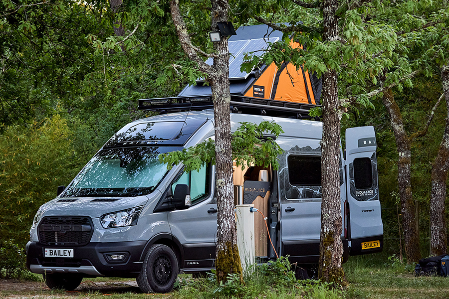 The Bailey Endurance campervan with the TentBox add-on