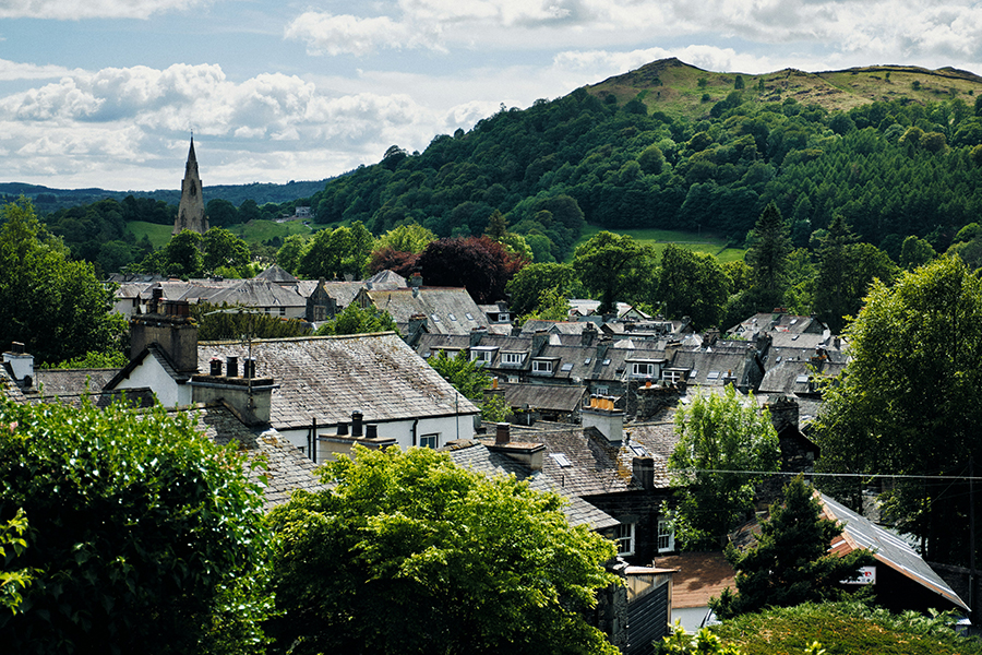 A view over Ambleside, UK. Photo by Ian Cylkowski on Unsplash