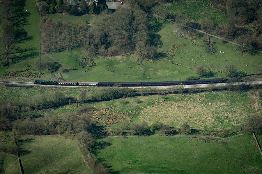 The Flying Scotsman on the North Yorkshire Moors steam railway. Photo by Richard Horne on Unsplash