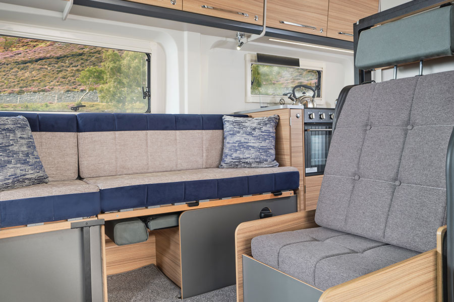 A Bailey Endeavour B64 front lounge.