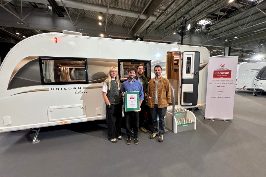 Bailey Of Bristol 2027 Award Winning Caravans featuring Unicorn Deluxe Cabrera